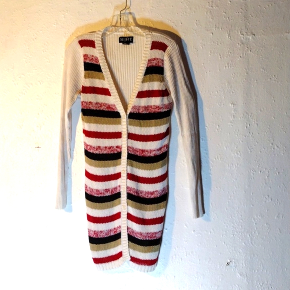 MIX-IT, long, button down, long sleeved cartigan.